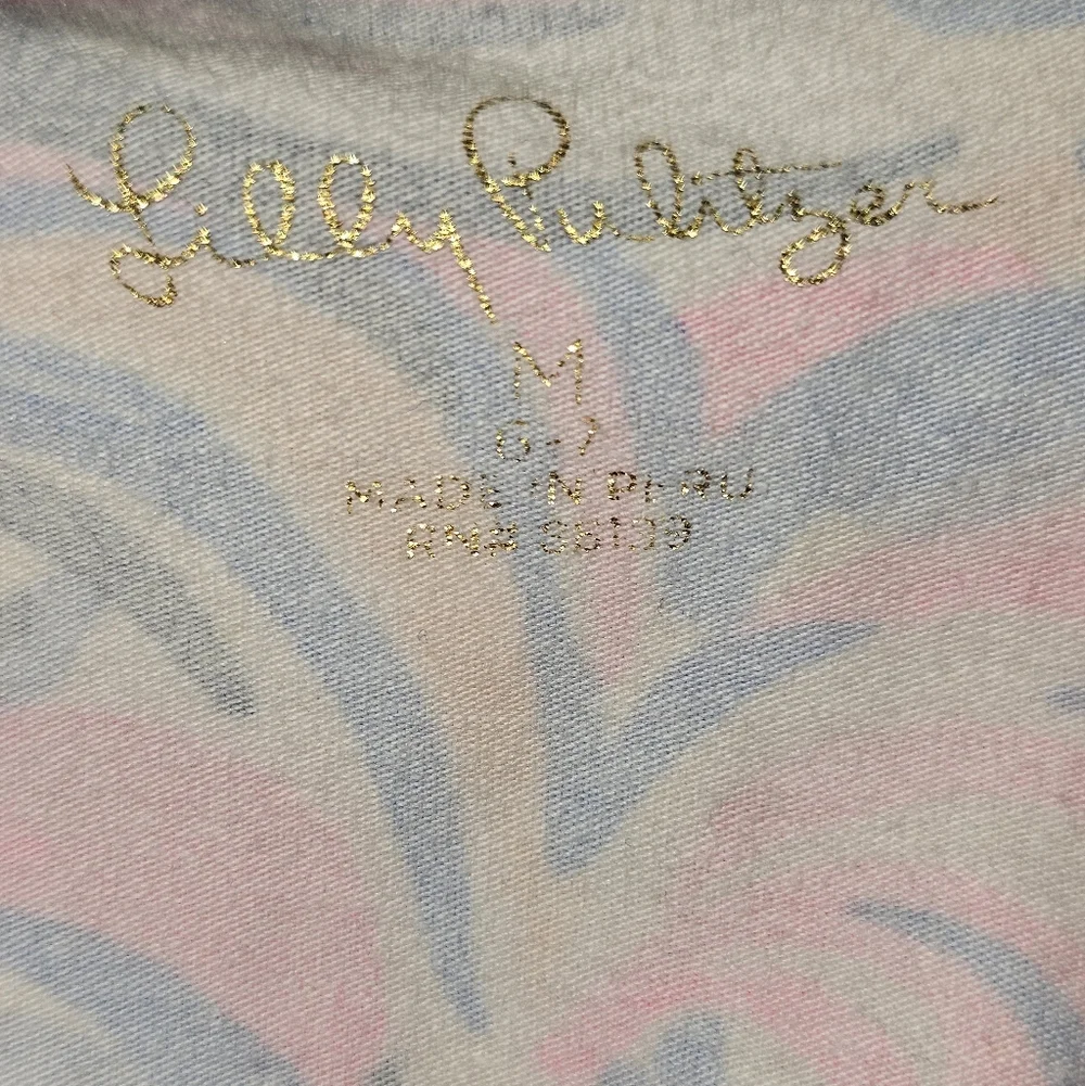 Like New Lilly Pulitzer Kid's Sz M Colorful Swirl Leggings